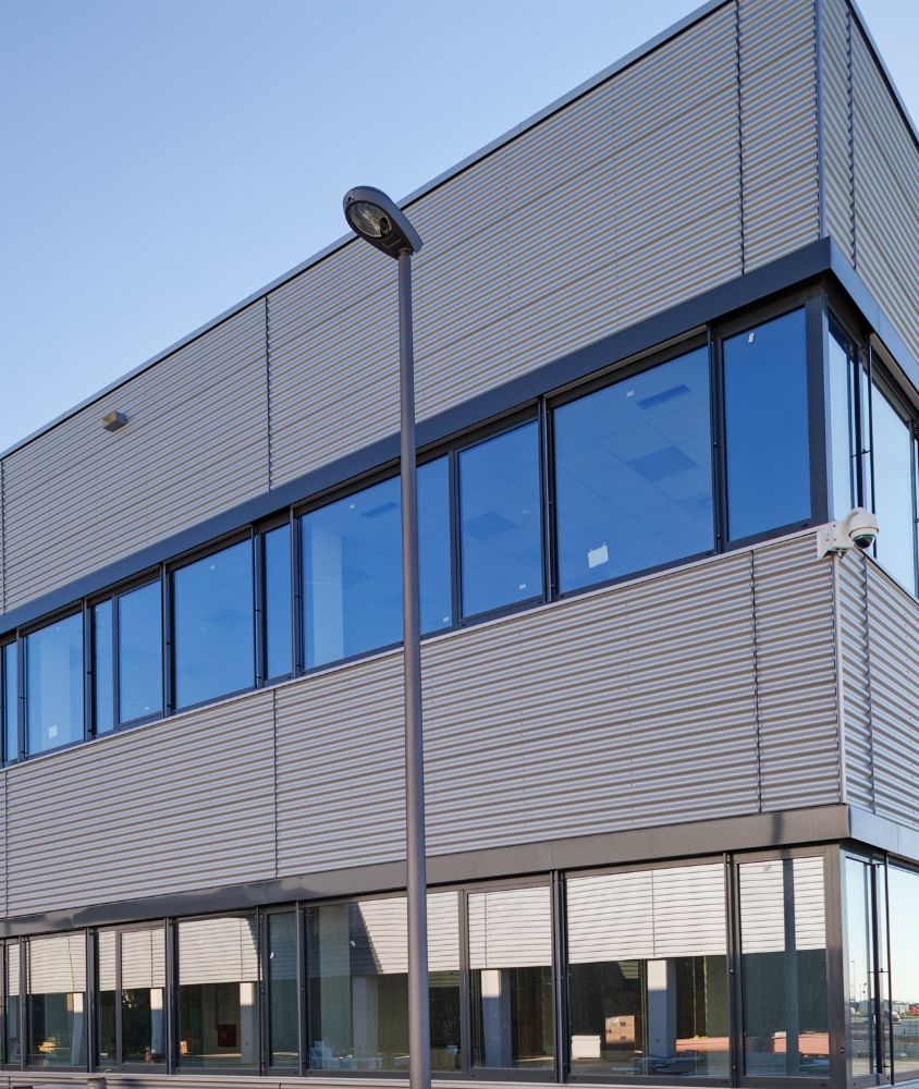 fachada de vidro em Suzano